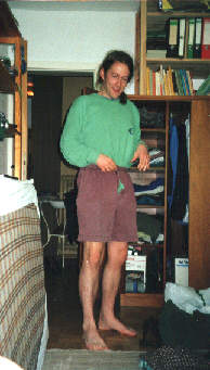 Stars privat: Erfolgskontrolle mit alten Hosen;-)